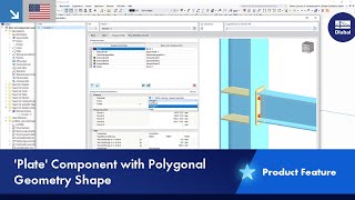 quotPlatequot Component with Polygonal Geometrical Shape [upl. by Kolivas]