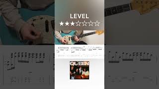 Queen  We Will Rock You guitar cover with tabs amp chords [upl. by Rena]