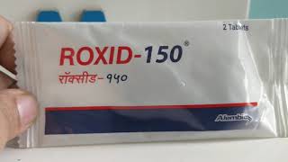 Roxid 150 tablet roxythromycin uses side effects complete info [upl. by Ahsinyd395]