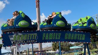 Family Coaster at Andretti Thrill Park OnRide POV • 4K 60fps • SBF Visa Group • Melbourne Florida [upl. by Ennyleuqcaj]