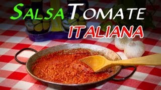 Receta de la Autentica Salsa de Tomate Italiana [upl. by Nerraf120]