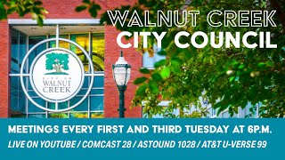 Walnut Creek City Council Closed Session [upl. by Elfont]