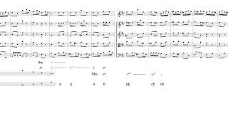 Compositional Basis of the First Section of the Badinerie from the 2nd Orchestral Suite by JS Bach [upl. by Bunch264]