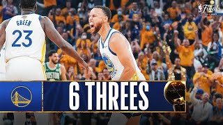 Steph Curry Sets NBAFinals Record In 1st QTR Of Game 1  21 PTS amp 6 Threes [upl. by Kery321]