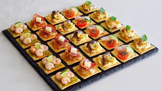 5 Canapés Fáciles y Deliciosos para Navidad 🎄 Ideas Creativas y Rápidas  DarixLAB [upl. by Marlen]