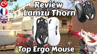 Lamzu Thorn Review on CS2  Valorant Top Ergo Mouse FRTREN [upl. by Yziar]