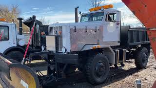 Oshkosh Model WT2206 Dump Truck w Plow [upl. by Gerlac]