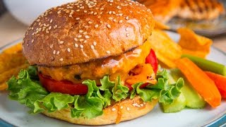 Healthy Yet Tasty Chicken Burger Recipe [upl. by Atiuqam546]