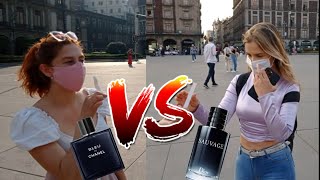 BLEU de CHANEL vs DIOR SAUVAGE  Ellas OPINAN ¿Cuál será la MEJOR [upl. by Eibber]