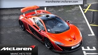 McLaren P1 RIDE co McLaren Manchester TUNNEL FLYBYS [upl. by Airahs]