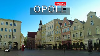 Opole Poland 🇵🇱 4K Walking Tour 2023  Old Town amp Historic Opole Market Square [upl. by Ahsilrac139]