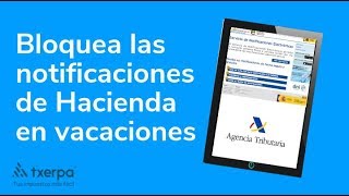 Cómo pedir a Hacienda que no envíe notificaciones [upl. by Townie]