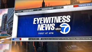 WABC  New Intro of Eyewitness News First at 4pm  Talent Open 2024 [upl. by Tedi]