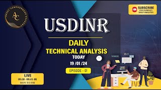 USDINR Daily Technical Analysis with Intraday Strategy  Episode 01 [upl. by Ralyt560]