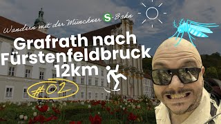 Wandern mit der Muenchner S Bahn 12km entlang der Amper  Grafrath nach Fuerstenfeldbruck [upl. by Aneev]