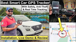 BEST GPS TRACKER FOR YOUR CAR  Features Installation amp Demo  Qubo Car GPS Tracker Review [upl. by Vharat752]