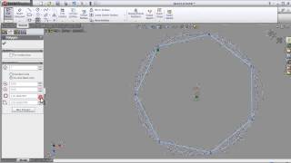 7 SolidWorks Sketch Tutorial Polygon [upl. by Ennaeel]