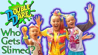 Meeting JoJo Siwa in Real Life at Nickelodeon Double Dare Who Gets Slimed VidCon 2018 [upl. by Aivle]