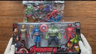 6 Minutes Satisfying With Unboxing Avengers Set [upl. by Ibbie]