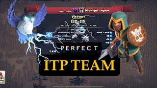 ITP TEAM VS Midnight legion Rip17ws Clash of clans [upl. by Vasileior]