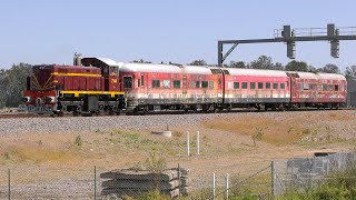 Diesel locomotive 7344 DEB set transfer Sept 2024 [upl. by Ahens]