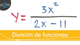 DERIVADA de un cociente de funciones  Reglas de derivación 13 de 20 [upl. by Bock]