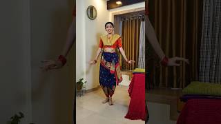 Marathi Saree Looks  Apsara Aali  Tanvi Karekar Shorts Marathi [upl. by Biles]