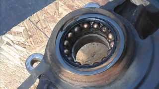 2003 Altima Front Wheel Bearing Part 2 [upl. by Reinhold796]