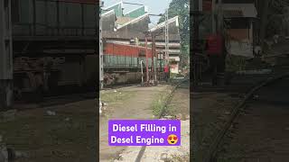 Where 💥 Diesel Engine gets its Diesel  Diesel😋😋 How  railway alpwaiting railwayzindagi [upl. by Rramel]