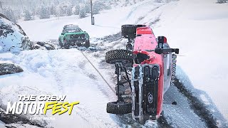 Ford F150 Raptor R  SnowRunner  OffRoad Trucks Take On Snowy Mountains [upl. by Muiram]