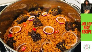 ✅NIGERIAN JOLLOF RICE Recipe WITH ACCURATE MEASUREMENTS  EASY STEP BY STEP GUIDE FOR BEGINNERS [upl. by Atiragram]