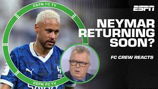 Steve Nicol says Neymar is a SHADOW of his former self 😬  ESPN FC [upl. by Ardnalahs]