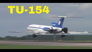 Belavia TU154M MUST SEE LANDING [upl. by Ahsekyt]