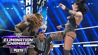 Rhea Ripley vs Nia Jax – Women’s World Championship Match WWE Elimination Chamber 2024 highlights [upl. by Pitchford375]