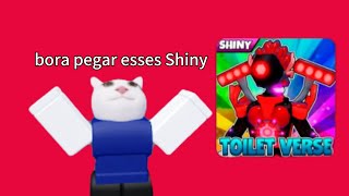 ao vivo jogando Toilet verse Tower Defense indo atrás das tropas Shiny [upl. by Cirdet121]