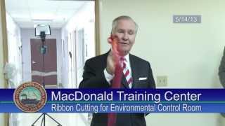 MacDonald Training Center Ribbon Cutting for Environmental Control Room [upl. by Ioj]