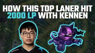 HOW THIS TOP LANER HIT 2000 LP WITH KENNEN [upl. by Ordway390]