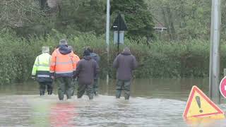 Intempéries dans le PasdeCalais HesdigneullèsBoulogne sous les eaux  AFP Images [upl. by Llennahc]