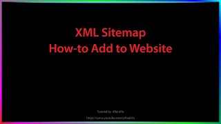 How Do I Add a Sitemap to My Website [upl. by Azaria120]