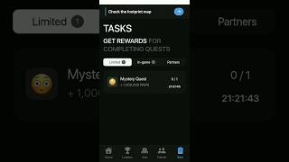 Paws New Taks mystery Qust 1M Paws Token Claim 💱🐾 paws [upl. by Rheta]