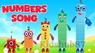 123 song  number song in English  counting songs  nursery rhymes for kindergarten Numberblocks [upl. by Cora]