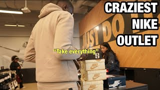 GOING TO THE CRAZIEST NIKE OUTLETS IN CHICAGO YOU WON’T BELIEVE WHAT I FOUND [upl. by Maretz]