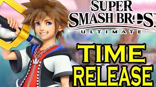 Super Smash Bros Ultimate Sora Release Time [upl. by Oicneconi288]