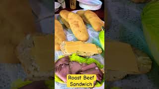 Delicious Roast Beef Sandwich Recipe in description [upl. by Mcclenaghan]