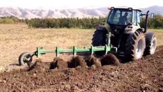 Hurlimann SX1500 ploughing [upl. by Janenna]