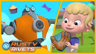 Rusty’s Cupcake Flingbot 🧁 Rusty Rivets Full Episodes  Cartoons for Kids [upl. by Moureaux]