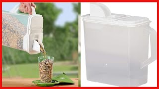 Buddeez 8Qt Pet Food  Bird Seed Storage Container and Dispenser  Flip Lid Pour Spout with Durable [upl. by Sutton373]