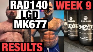 RAD140 MK677 LGD RESULTS wk9 rad140 mk677 lgd [upl. by Dario391]