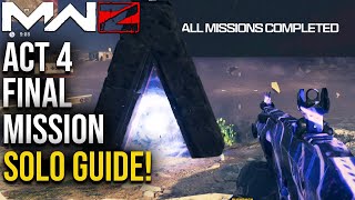 HOW TO COMPLETE COD MW3 ZOMBIES ACT 4 FINAL GAME MISSION [upl. by Vasiliki]