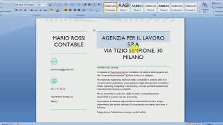 Lettera di presentazione 3 esempi con analisi e valutazione [upl. by Stanfield714]